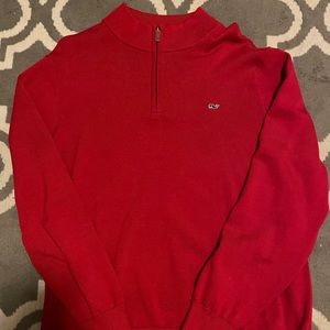 Vineyard Vines Red 100% Cotton Pullover